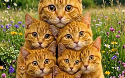 Check your personality based on how many cats you can spot