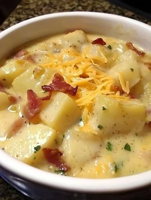 Loaded Broccoli Cheese & Potato Soup