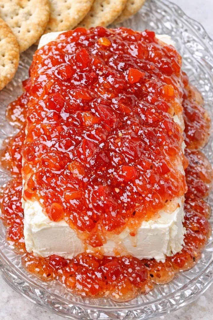 My neighbor brought this over and I almost ate the whole block myself. Takes just 3 ingredients to make.