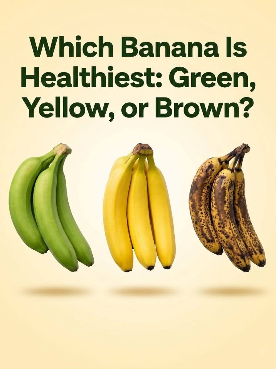 Green, Yellow, Or Brown Bananas: Which One Offers The Most Health Benefits?