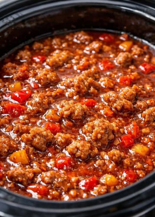 Beef Taco Soup 5-Ingredient Slow Cooker