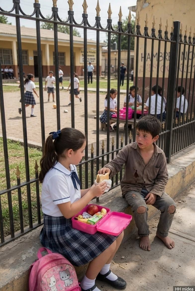 A homeless child stood all….