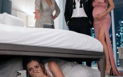On my wedding night I hid to surprise my husband, but I heard my mother-in-law say